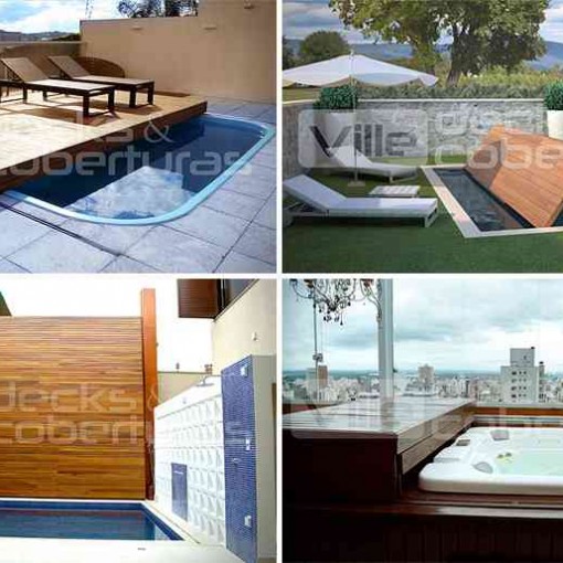 Modelos de Decks Para Piscina - Ville DC