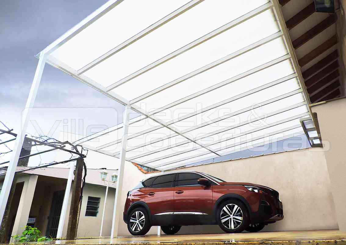Cobertura Fixa de Policarbonato em Florianópolis / SC