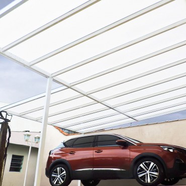 Cobertura de Policarbonato para Carro e Garagem em São Miguel das Missões / RS