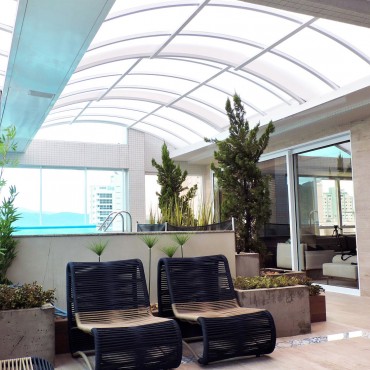 Cobertura de Policarbonato Alveolar em São Miguel das Missões / RS